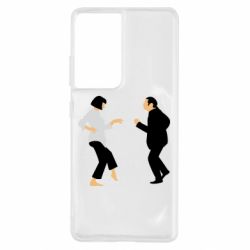 Чехол для Samsung S21 Ultra Танец Криминальное Чтиво - PrintSalon