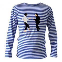 Тельняшка с длинным рукавом Танец Криминальное Чтиво - PrintSalon