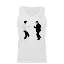 Мужская майка Танец Криминальное Чтиво - PrintSalon