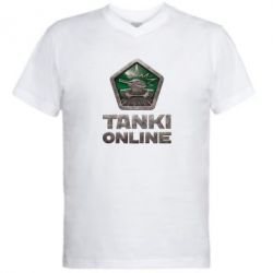 Чоловіча футболка з V-подібним вирізом Tanki Online - PrintSalon