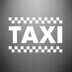 Наклейка TAXI - PrintSalon