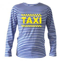Тельняшка с длинным рукавом TAXI - PrintSalon