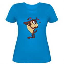 Жіноча футболка Taz in love - PrintSalon