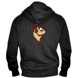 Чоловіче худі на блискавці Taz in love - PrintSalon