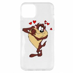 Чохол для iPhone 14 Plus Taz in love - PrintSalon