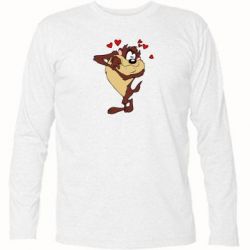 Футболка з довгим рукавом Taz in love - PrintSalon