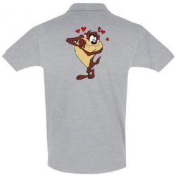 Мужское поло Taz in love - PrintSalon