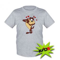 Дитяча футболка Taz in love - PrintSalon