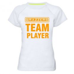 Женская футболка для спорта Team Player - PrintSalon