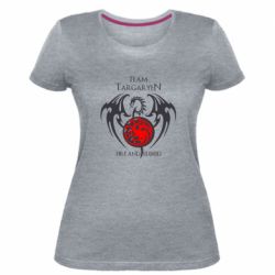 Женская премиум футболка Team Targaryen - PrintSalon
