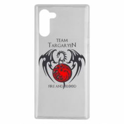 Чехол для Samsung Note 10 Team Targaryen - PrintSalon