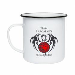 Кружка эмалированная Team Targaryen - PrintSalon