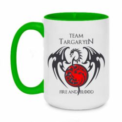 Чашка двухцветная 420ml Team Targaryen - PrintSalon