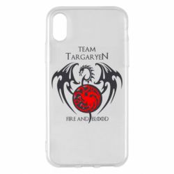 Чехол для iPhone X/Xs Team Targaryen - PrintSalon