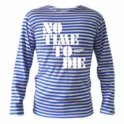 Тельняшка с длинным рукавом 007 No Time To Die - PrintSalon
