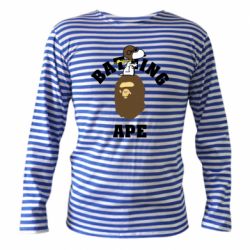 Тельняшка с длинным рукавом A bathing ape peanuts - PrintSalon