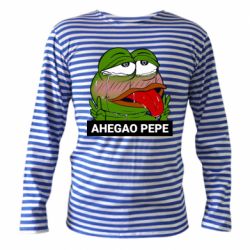 Тельняшка с длинным рукавом Аhegao PePe - PrintSalon