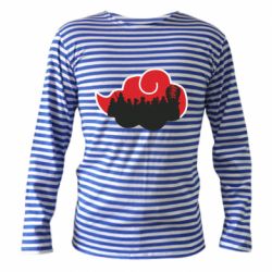 Тельняшка с длинным рукавом Akatsuki Members Red Cloud - PrintSalon