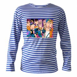 Тельняшка с длинным рукавом All Main Characters - PrintSalon