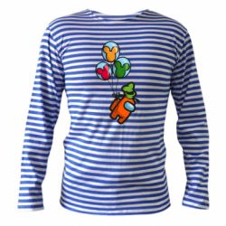 Тельняшка с длинным рукавом Among Balloons - PrintSalon