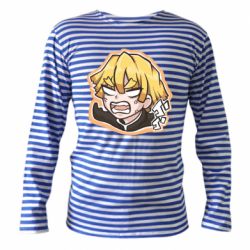Тельняшка с длинным рукавом Angry Zenitsu Agatsuma - PrintSalon
