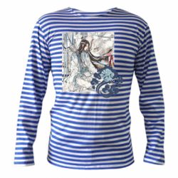 Тельняшка с длинным рукавом Арт с Лань Чжань - PrintSalon