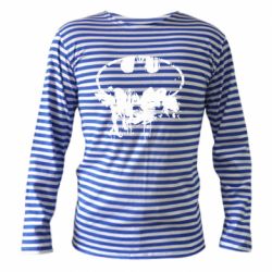 Тельняшка с длинным рукавом Batman Paint - PrintSalon