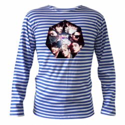 Тельняшка с длинным рукавом Bts  к-рор