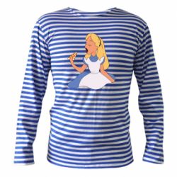 Тельняшка с длинным рукавом Chinerella Pizza - PrintSalon