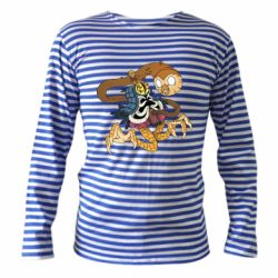 Тельняшка с длинным рукавом Creepy Hooty - PrintSalon