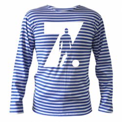 Тельняшка с длинным рукавом Cristiano Ronaldo Silhouette Art - PrintSalon