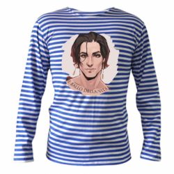 Тельняшка с длинным рукавом Damiano David  portrait - PrintSalon