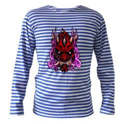 Тельняшка с длинным рукавом Darth Maul Japanese mask - PrintSalon
