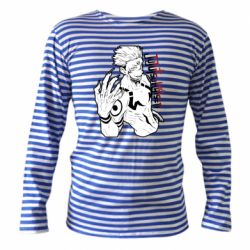 Тельняшка с длинным рукавом Demon Sukuna art - PrintSalon