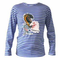 Тельняшка с длинным рукавом Динозавры. Мир Юрского периода - PrintSalon