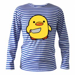 Тільник з довгим рукавом Duckling With A Knife - PrintSalon