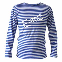 Тельняшка с длинным рукавом E=mc2 - PrintSalon