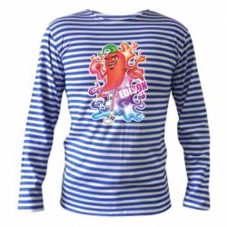 Тельняшка с длинным рукавом Эдисон - PrintSalon