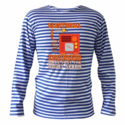 Тельняшка с длинным рукавом Electrical Engineer - PrintSalon