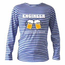 Тельняшка с длинным рукавом Engineer Powered By Beer - PrintSalon