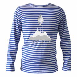 Тельняшка с длинным рукавом Ethereum Rises - PrintSalon