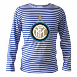 Тельняшка с длинным рукавом FC Inter Logo - PrintSalon