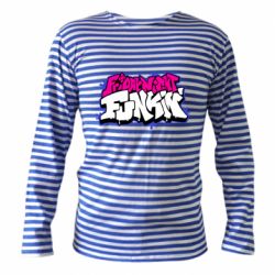 Тельняшка с длинным рукавом Friday Night Funkin Logo - PrintSalon