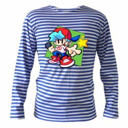 Тельняшка с длинным рукавом Friday Night Funkin Star - PrintSalon