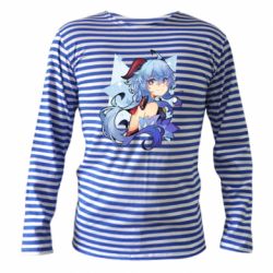 Тельняшка с длинным рукавом Ganyu - PrintSalon