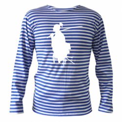 Тельняшка с длинным рукавом Ghost Of Tsushima Silhouette - PrintSalon