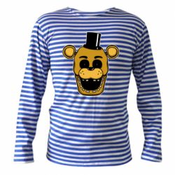 Тельняшка с длинным рукавом Голова Фнафа - PrintSalon