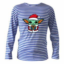 Тельняшка с длинным рукавом Grogu Santa Claus