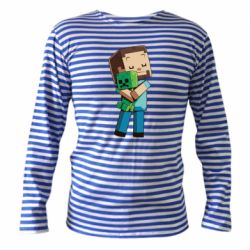 Тельняшка с длинным рукавом Heroes from Minecraft