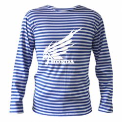 Тельняшка с длинным рукавом Honda skull - PrintSalon